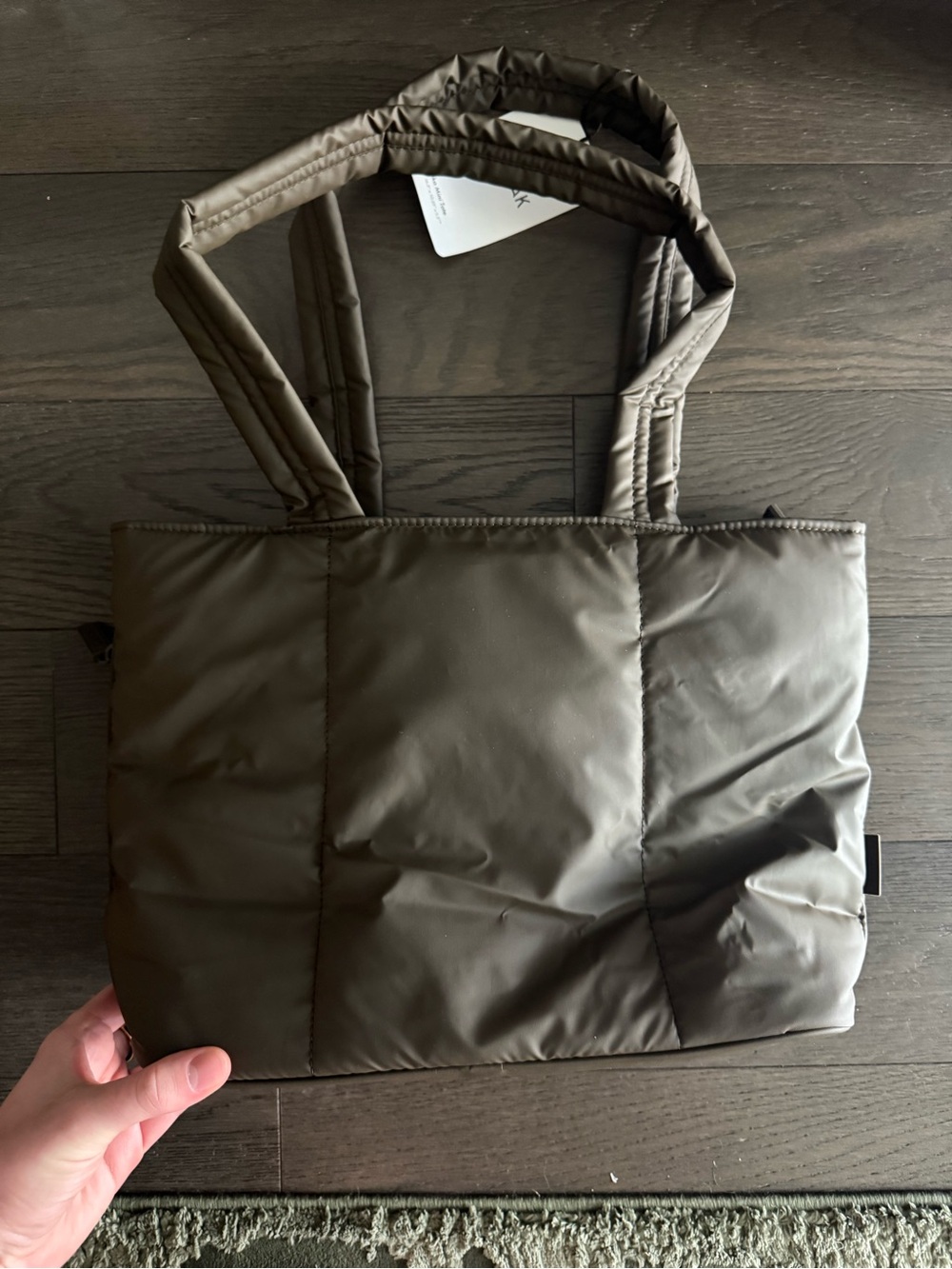 NWT Calpak Luka Mini Tote in Mushroom